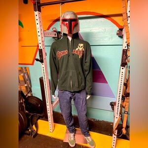 Boba Fett Disney Parks Star Wars Exclusive Mandalorian Hoodie XL